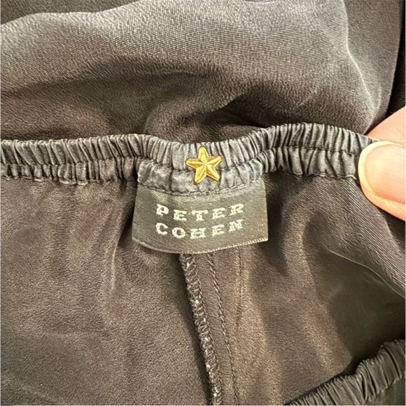 Peter Cohen Silk Pull On Pants Size Medium - Picture 2 of 10